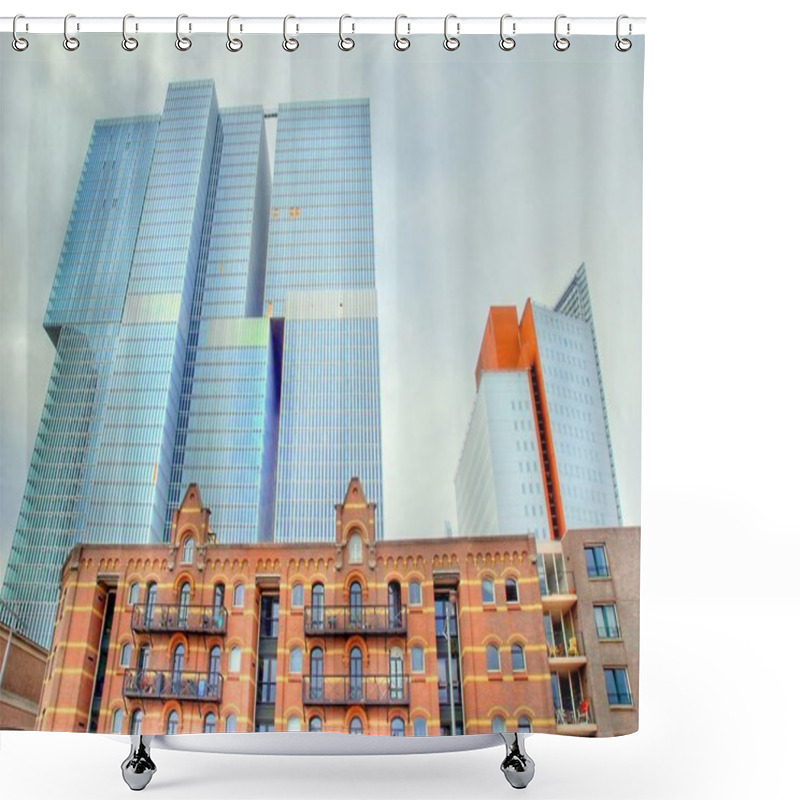 Personality  Building 'The Rotterdam' Netherlands Shower Curtains