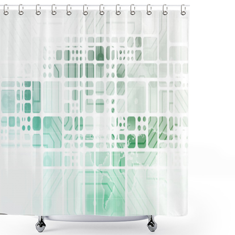 Personality  Presentation Background Shower Curtains