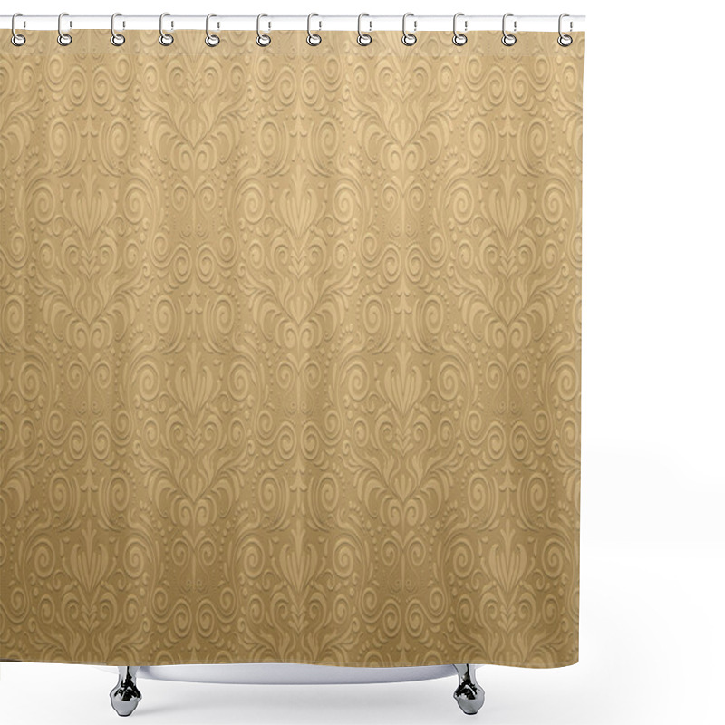 Personality  Wallpaper Design Shower Curtains