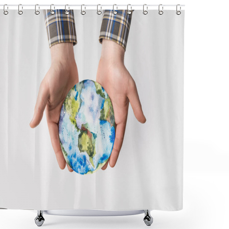 Personality  Earth Day Shower Curtains