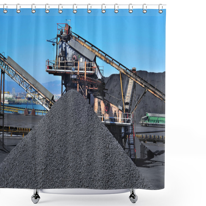 Personality  Coal Industry Shower Curtains