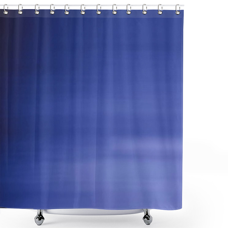 Personality  Abstract Blue Gradient With Soft Motion Blur Effect. Shower Curtains