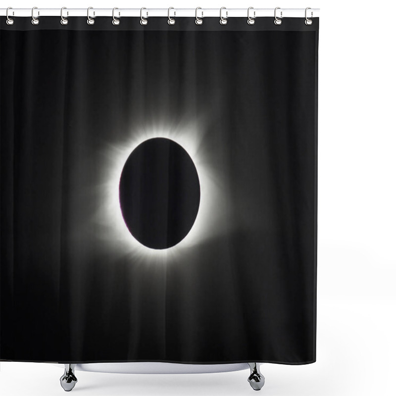 Personality  Total Solar Eclipse Over Clemson, South Carolina, USA Shower Curtains