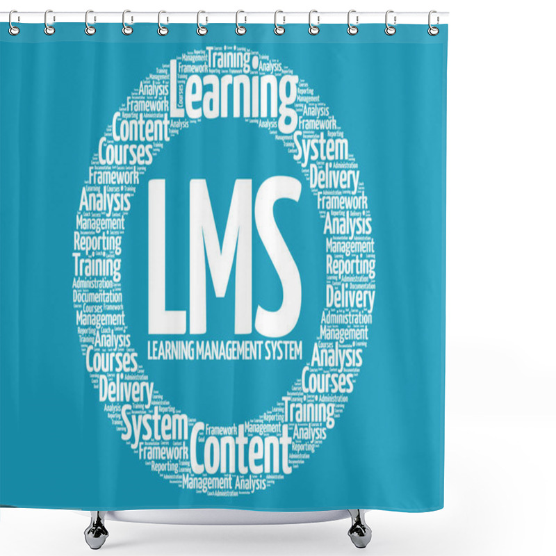 Personality  Learning Management System Shower Curtains