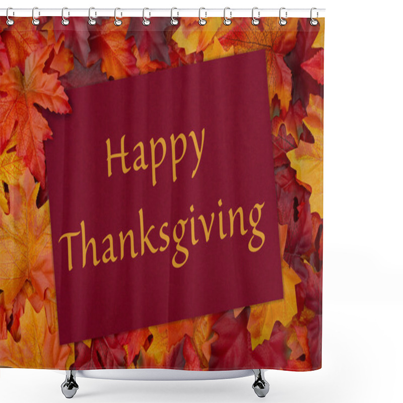 Personality  Happy Thanksgiving Shower Curtains