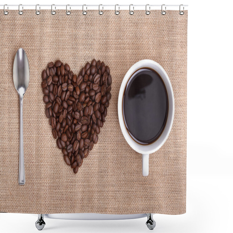 Personality  I Love Coffee Shower Curtains