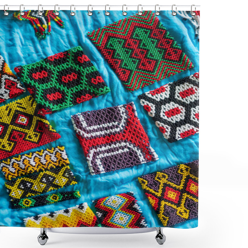 Personality  Traditional Indigenous Handicrafts From The Brazilian Amazon Shower Curtains