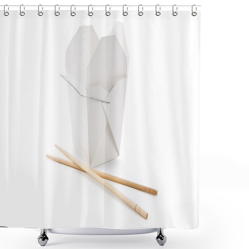 Personality  To-Go Box Shower Curtains