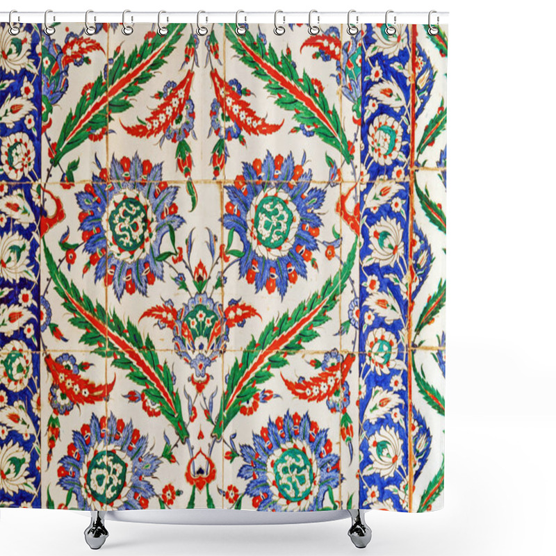 Personality  The Late 15th And Early 16th Century Marks The Beginning Of A New Period In Ottoman Tile And Ceramic-making. The Most Important Center Active At This Time Was Iznik. Shower Curtains