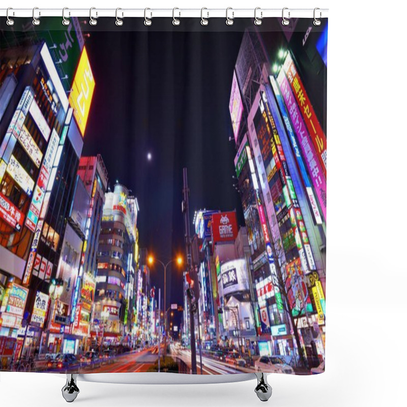 Personality  Shinjuku, Tokyo Shower Curtains