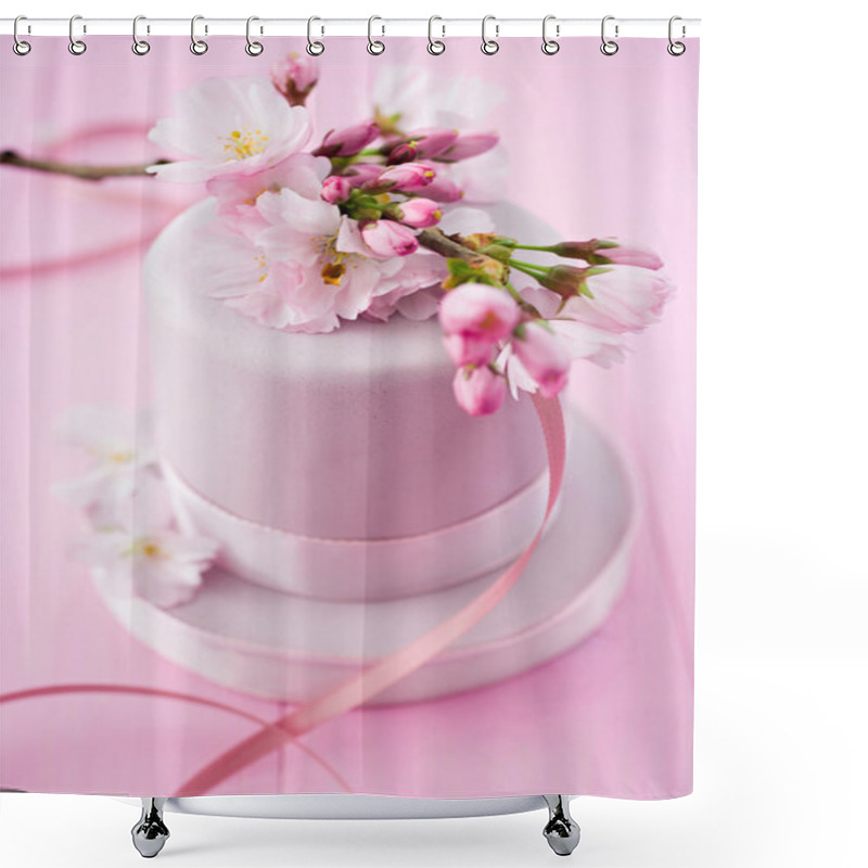 Personality  Little Pink Cake Shower Curtains