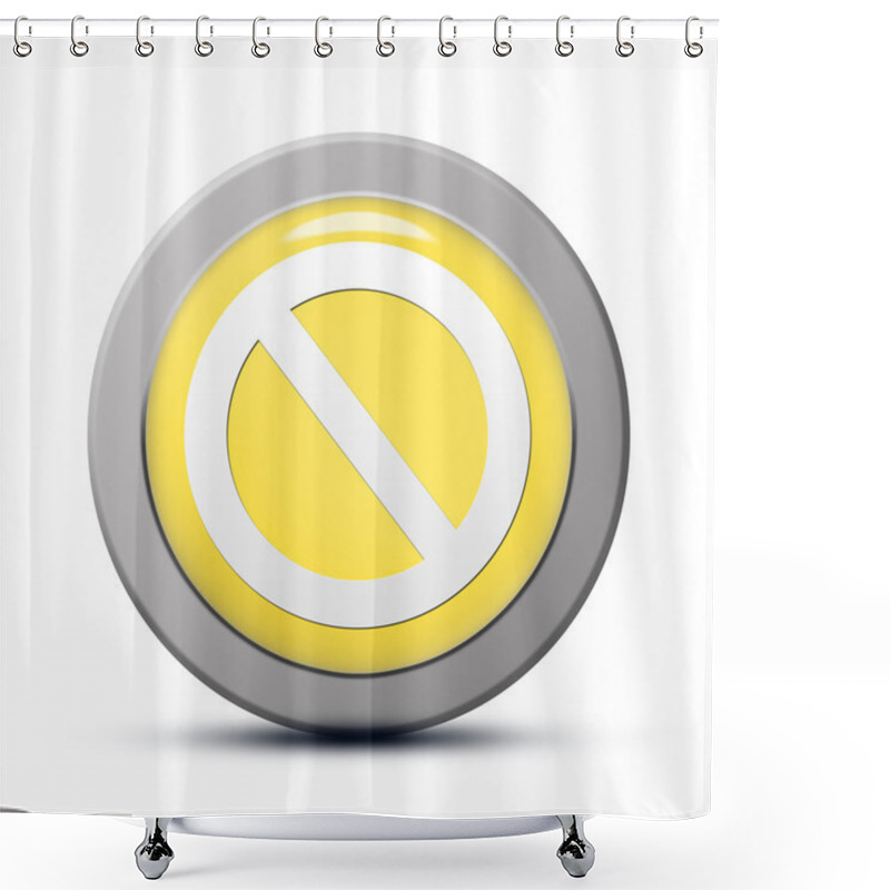 Personality  Access Denied Icon Shower Curtains