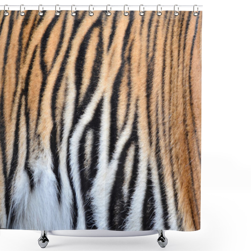 Personality  Bengal Tiger Fur Shower Curtains