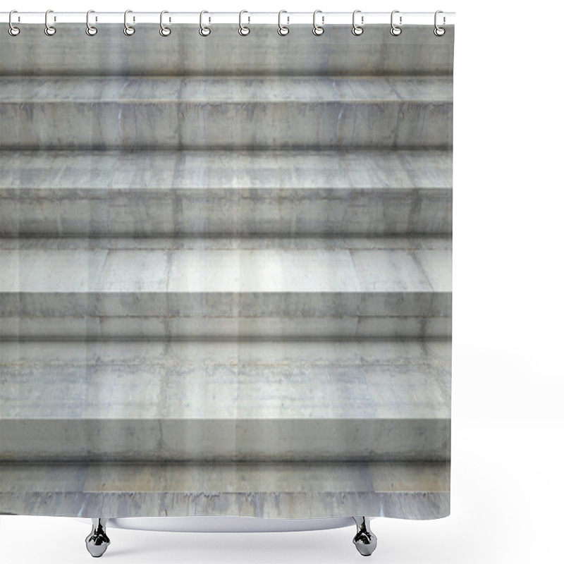 Personality  Concrete Steps Shower Curtains