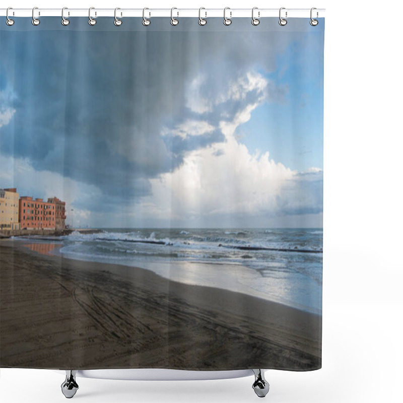 Personality  Coastline Shower Curtains