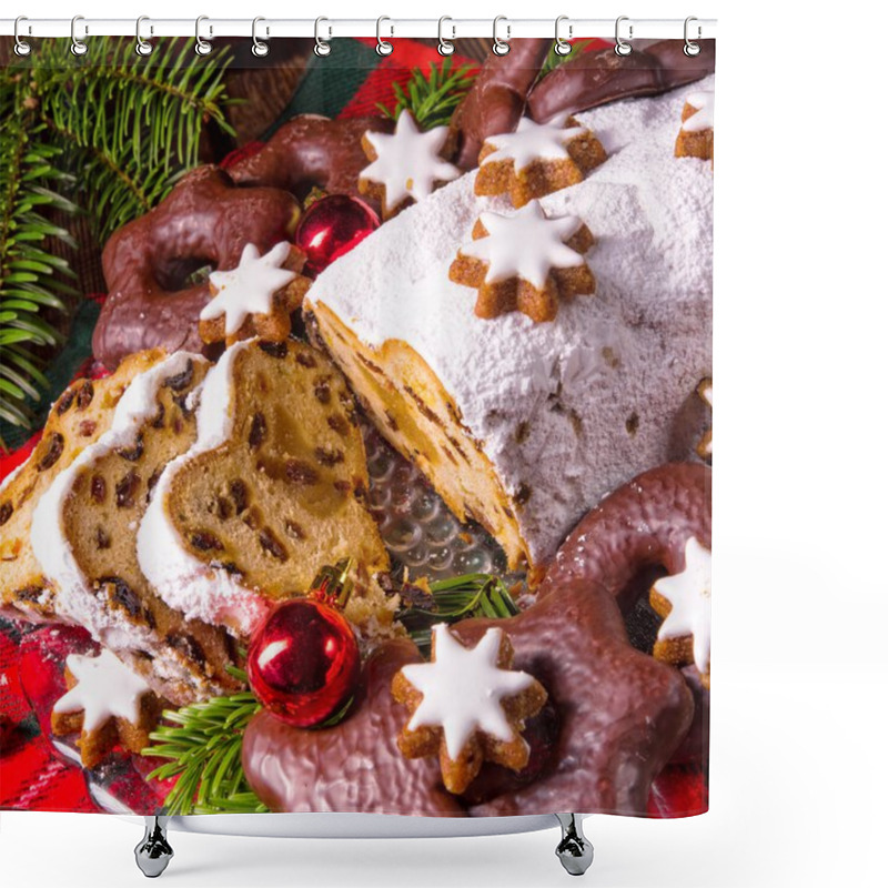 Personality  Tasty Christmas Stollen   Shower Curtains