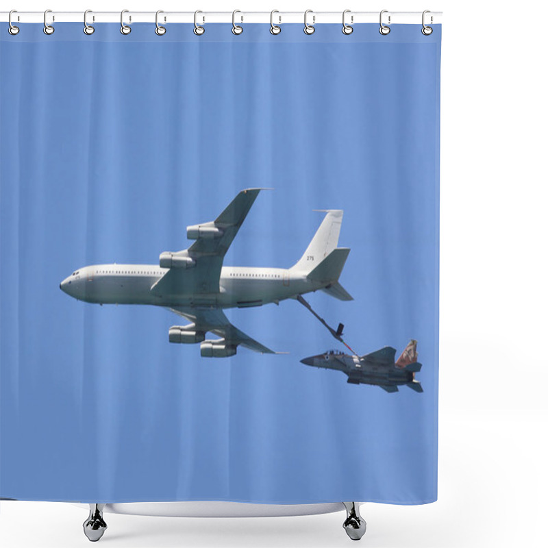 Personality  In Flight Refuel Shower Curtains