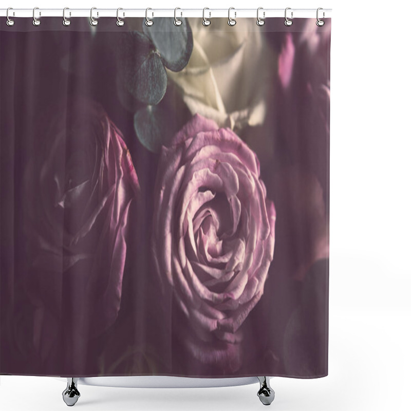 Personality  Elegant Bouquet Shower Curtains