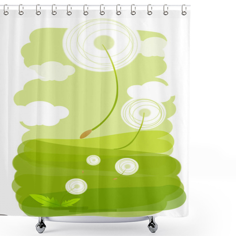 Personality  Flora Design Shower Curtains