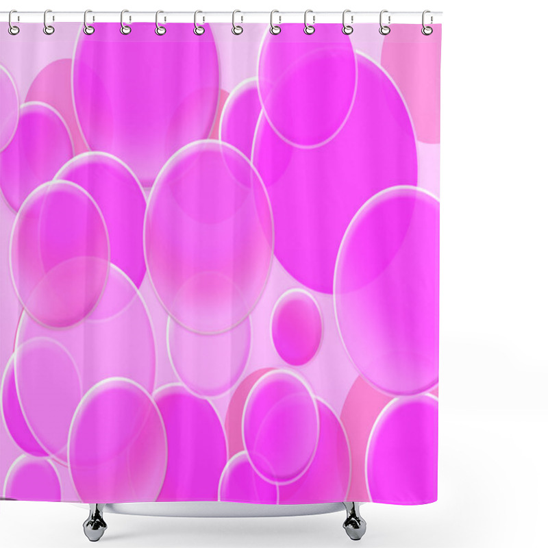 Personality  Magic Circles Shower Curtains