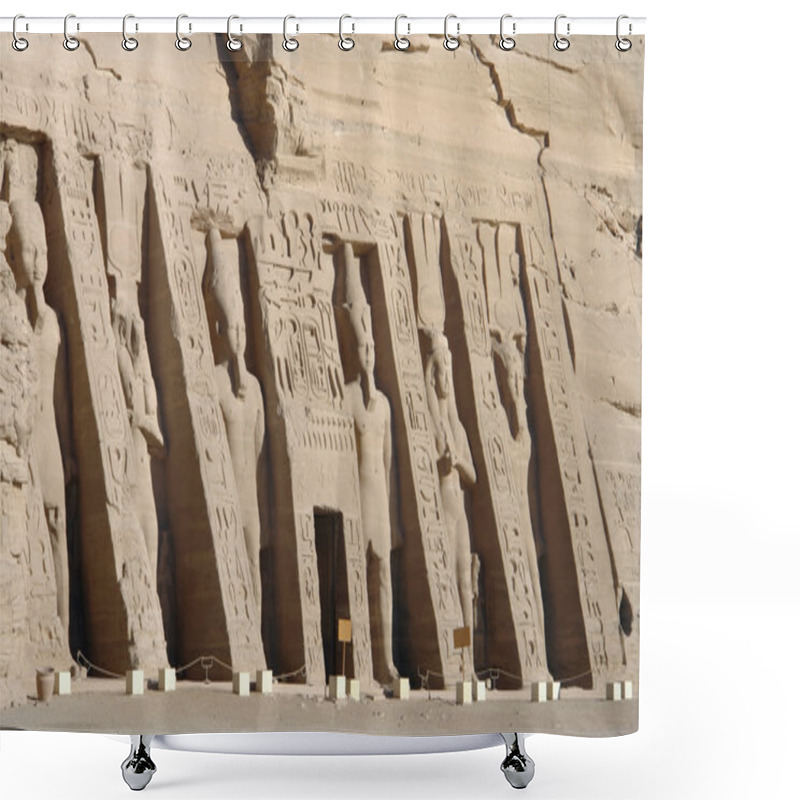 Personality  Abu Simbel Temples In Egypt Shower Curtains