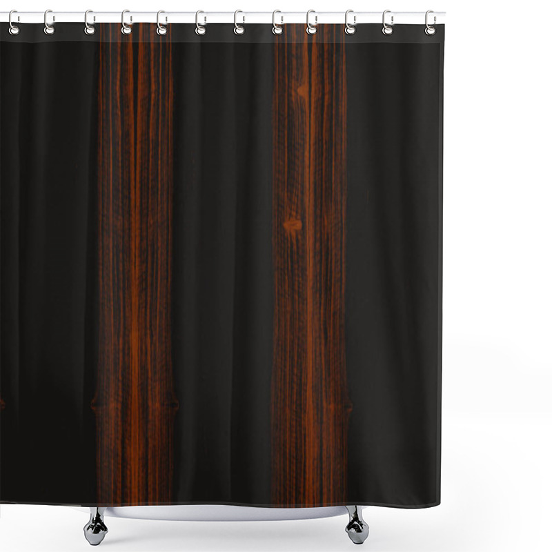 Personality  Ebony Africa Wood Structure Texture Backdrop Surface Wallpaper Shower Curtains