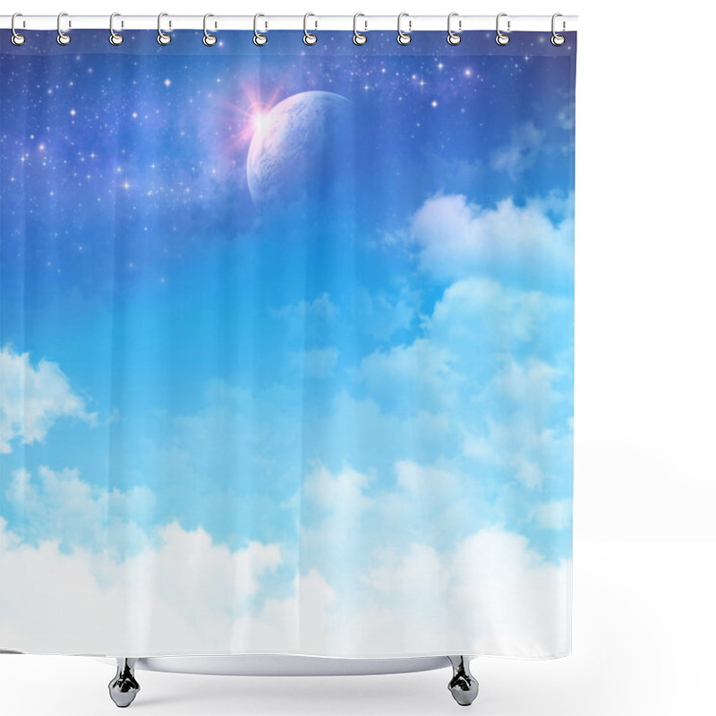 Personality  Cloudscape Fantasy Shower Curtains