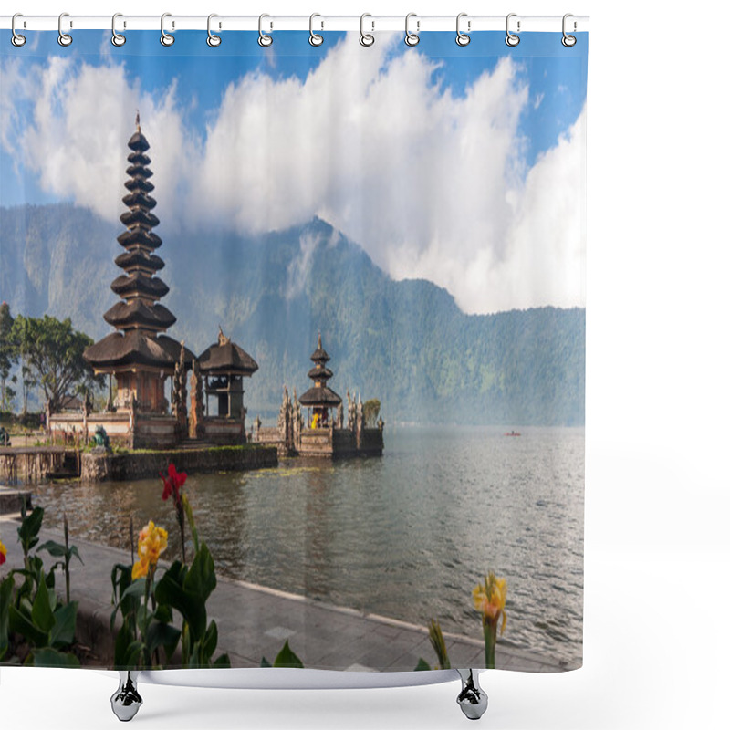 Personality  Pura Ulun Danu Temple On A Lake Bratan, Bali, Indonesia Shower Curtains