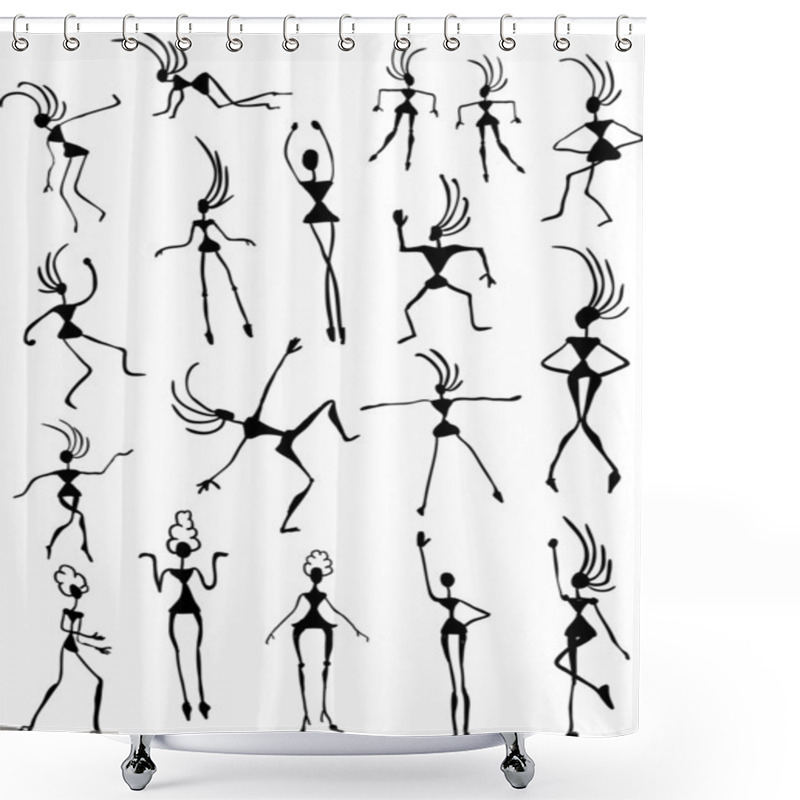 Personality  Cartoon Figures Shower Curtains