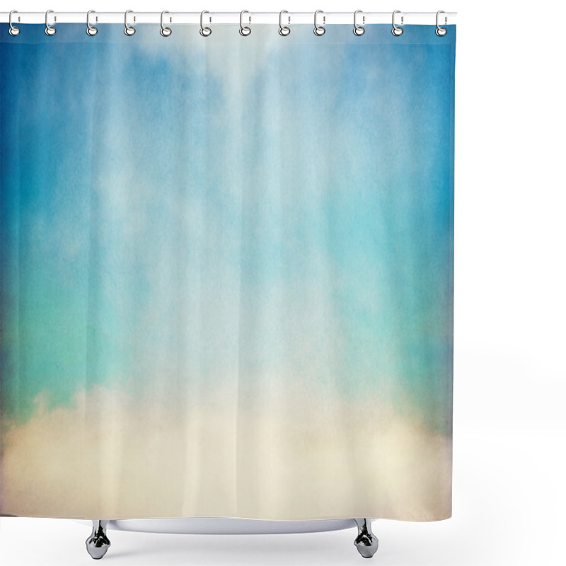 Personality  Textured Fog And Mist With Gradient Shower Curtains