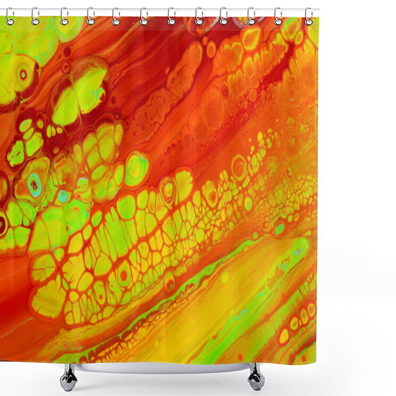 Personality  Abstract Paint Background Shower Curtains