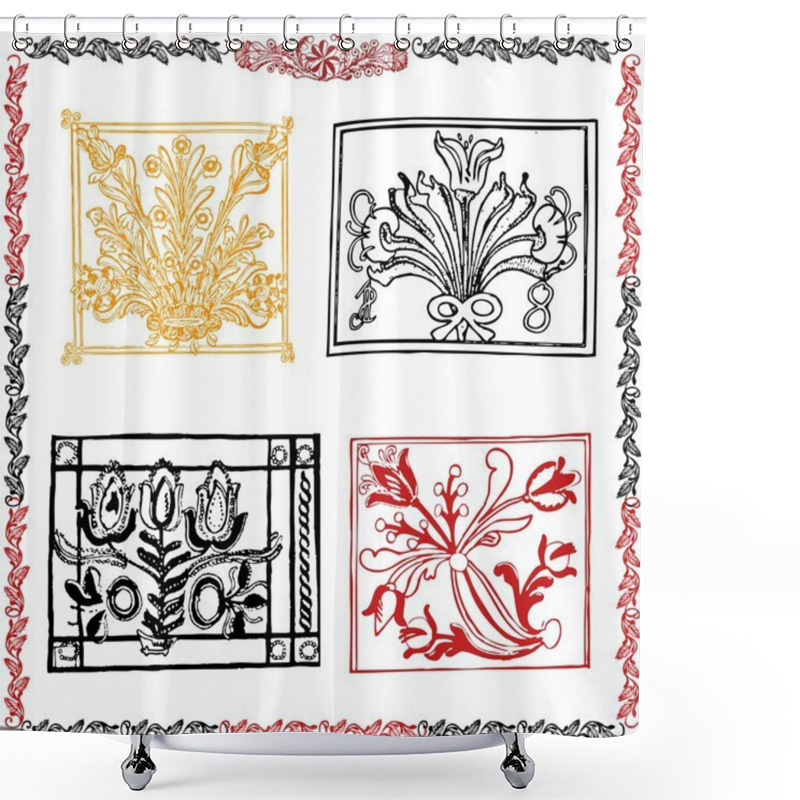 Personality  Traditional Motif Collection Shower Curtains