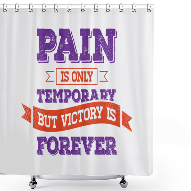 Personality  Concept With Inspiration Phrase For Poster Shower Curtains