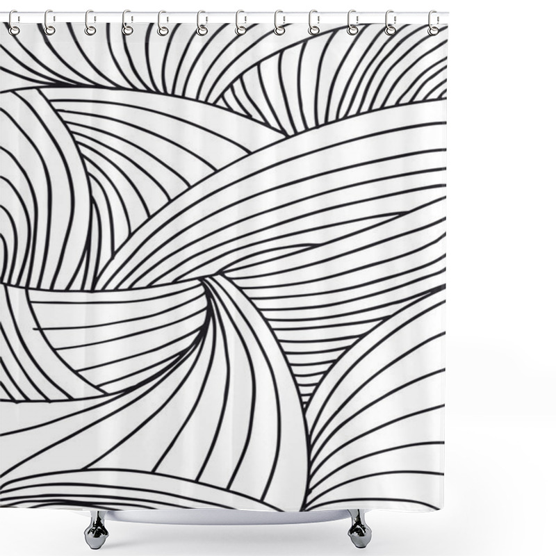 Personality  Abstract Background. Vector Illustration Shower Curtains