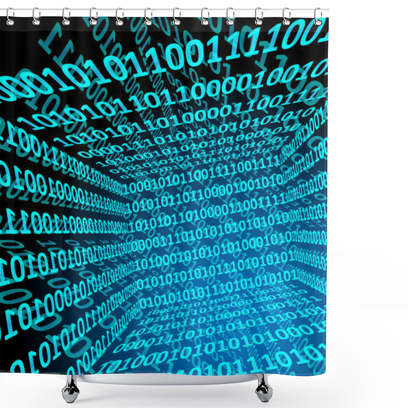 Personality  Matrix Shower Curtains