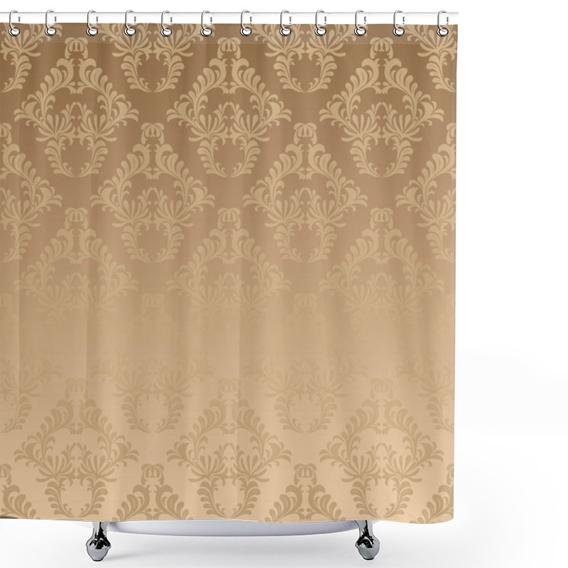 Personality  Damask Metallic Seamless Texture Shower Curtains