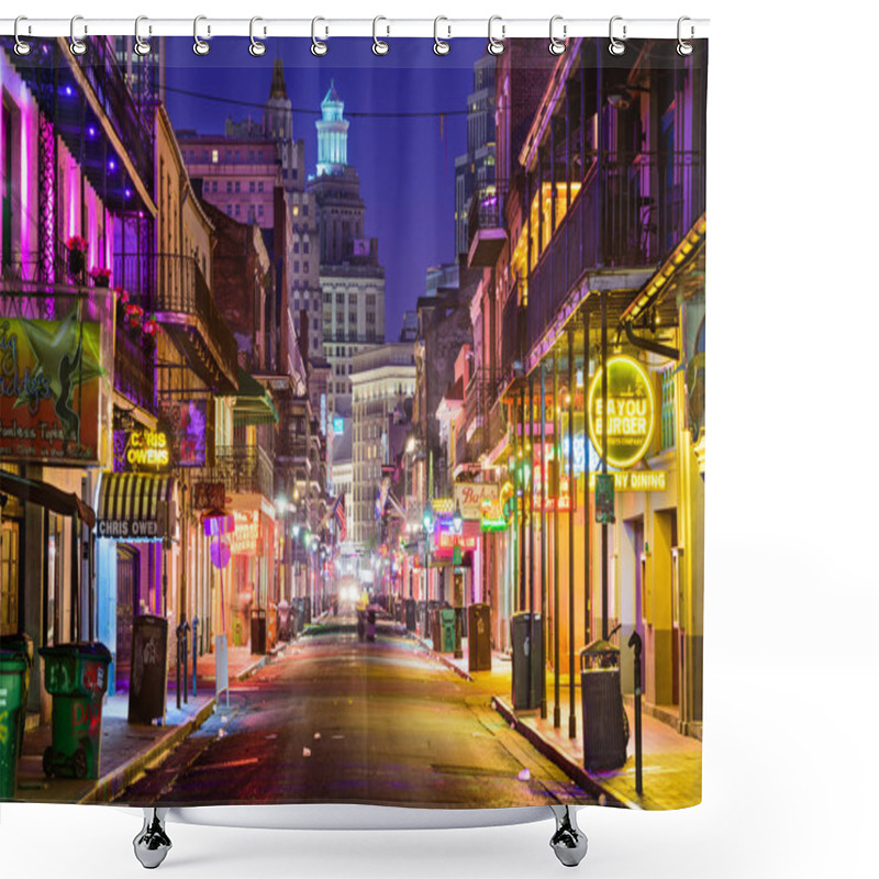 Personality  Bourbon Street New Orleans Shower Curtains