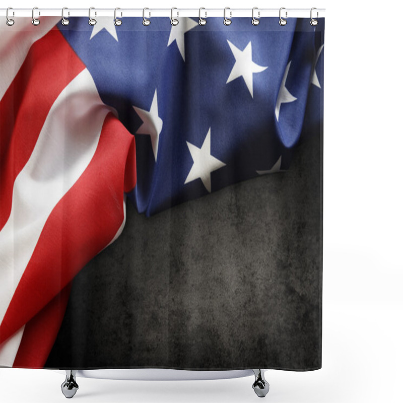 Personality  American Flag Shower Curtains