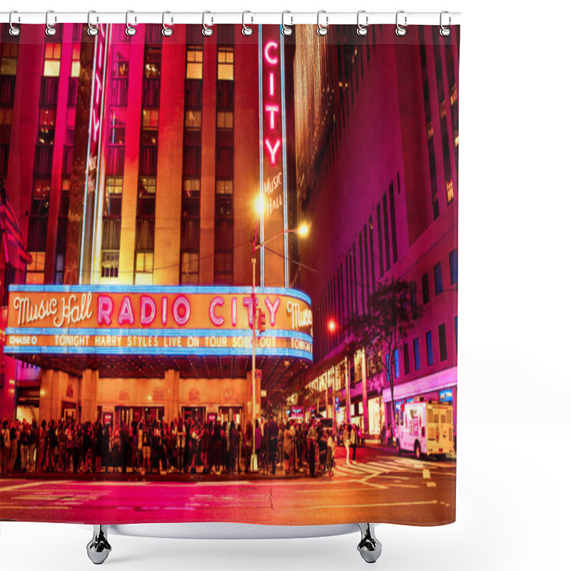 Personality  Radio City Music Hall NYC Shower Curtains