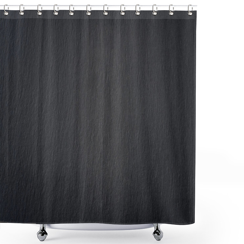 Personality  Black Slate Texture Shower Curtains