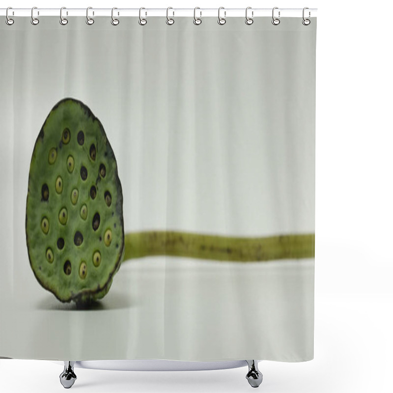 Personality  Minimalist Nature Nelumbo Nucifera Lotus. Lotus Flowers Shower Curtains