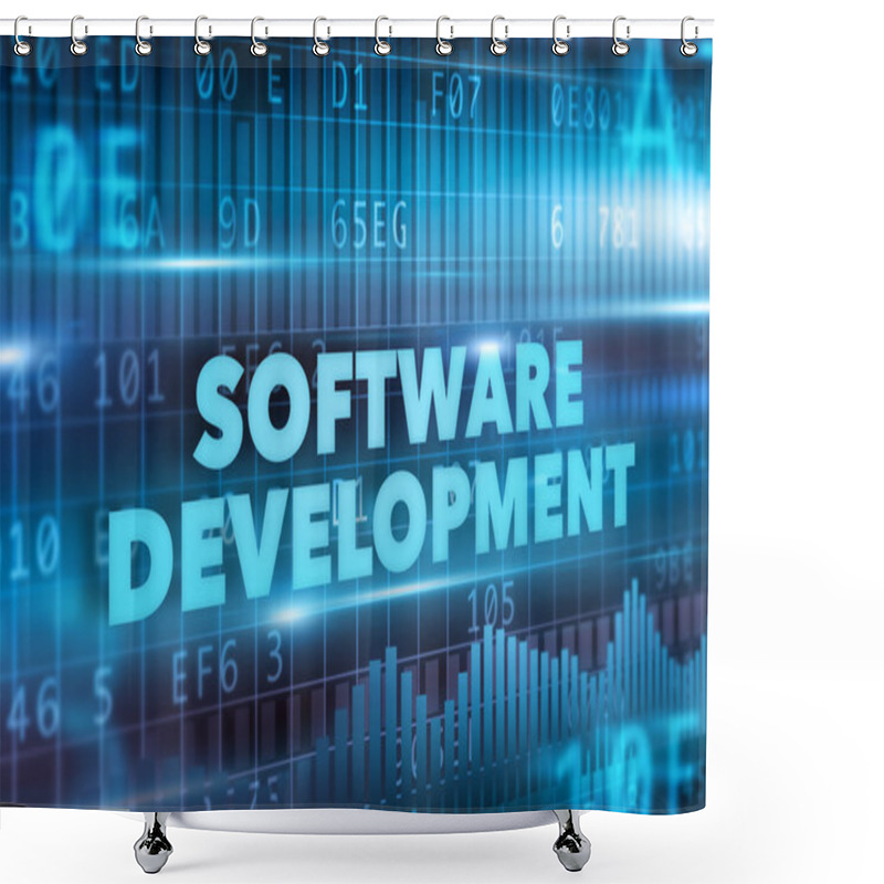 Personality  Software Development Concept Shower Curtains