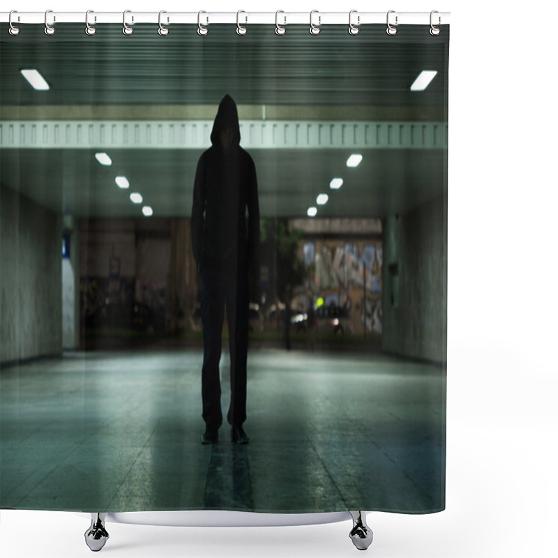 Personality  Dangerous Man Walking At Night Shower Curtains