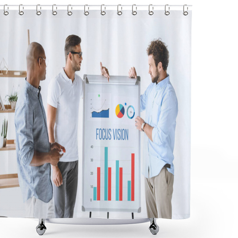 Personality  Multicultural Business People Shower Curtains