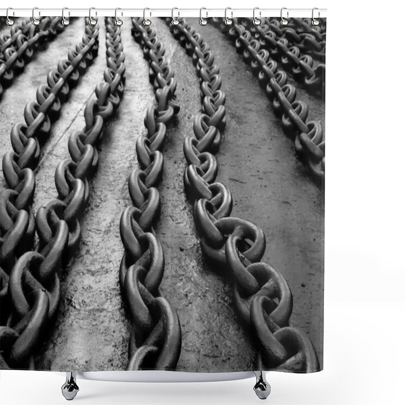 Personality  Chain Links Shower Curtains