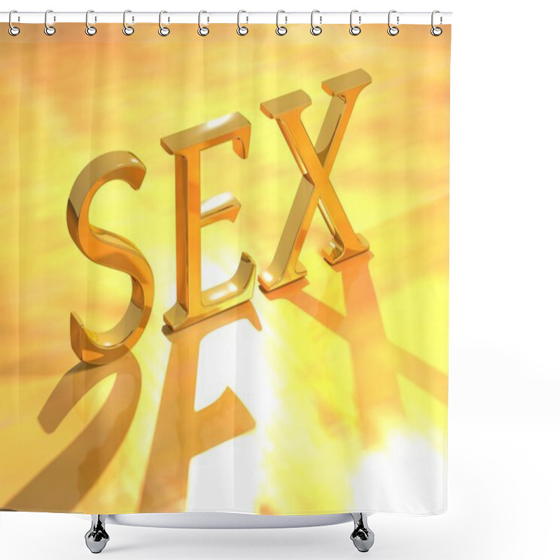 Personality  Sex Sign Shower Curtains