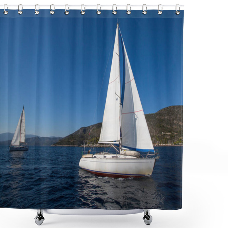 Personality  Sailing Ship Yachts  Shower Curtains