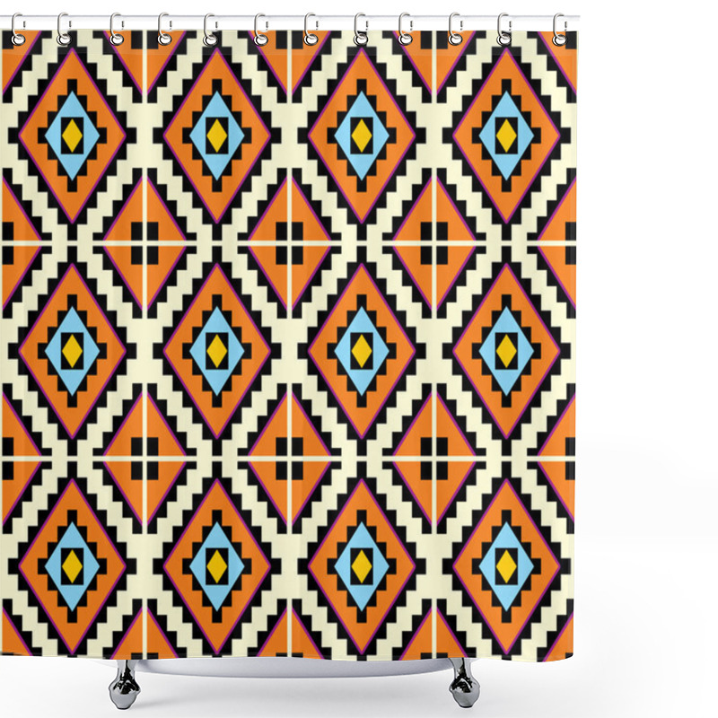 Personality  Seamless Mexican Background Shower Curtains