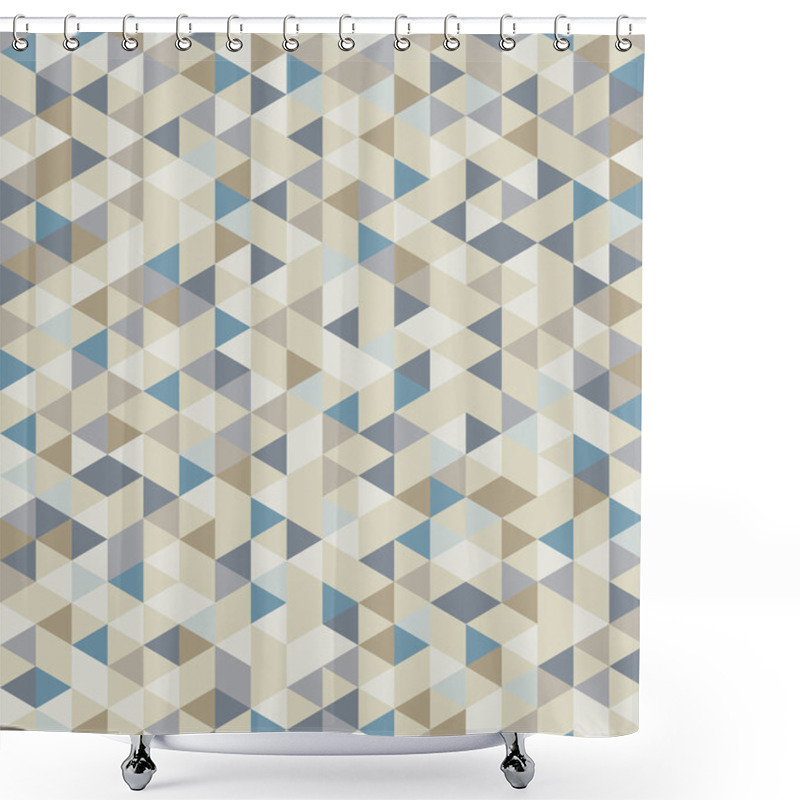 Personality  Abstract Kaleidoscope In Pastel Tones Shower Curtains