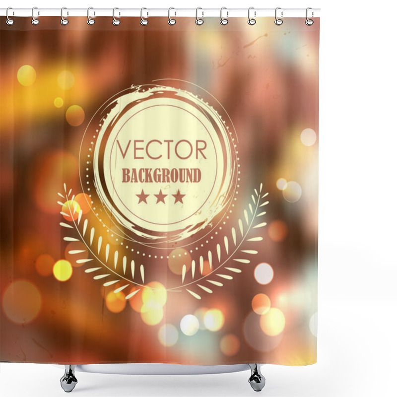 Personality  Abstract Vector Background Shower Curtains